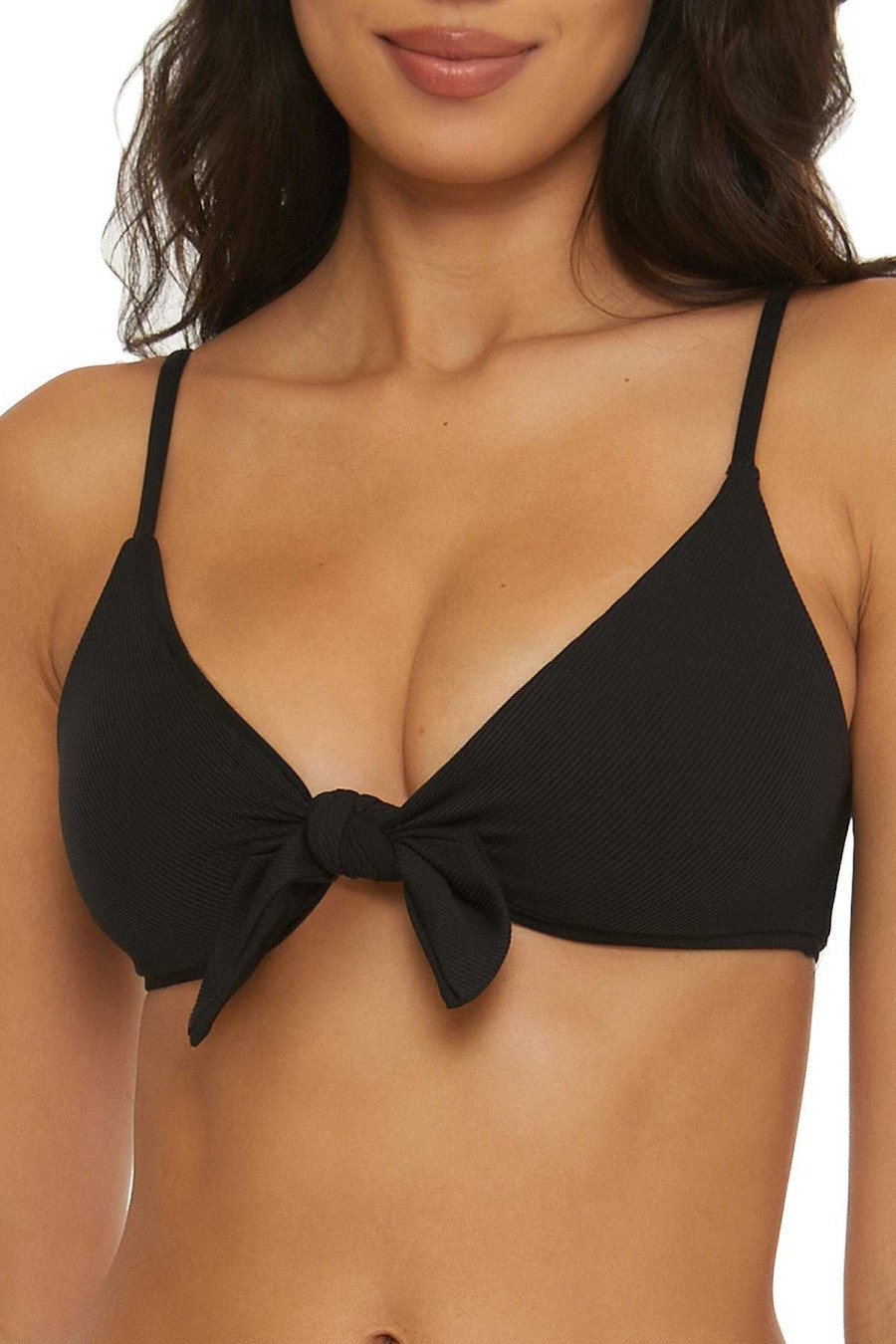 Swim Collections ROBERTO COLLINA | Modern Edge Bralette Black