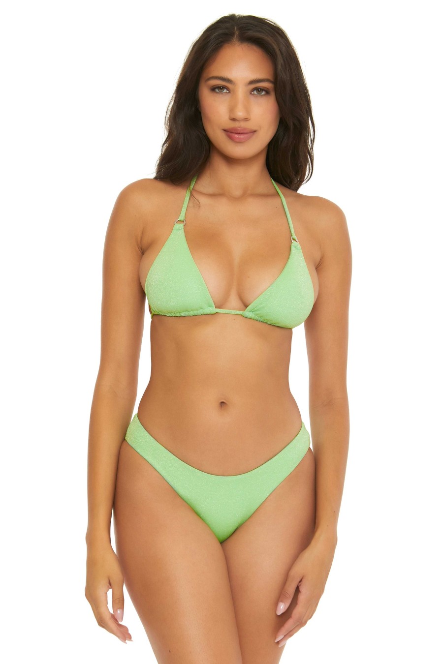 Swim Collections ROBERTO COLLINA | Glimmer Triangle Top Seafoam