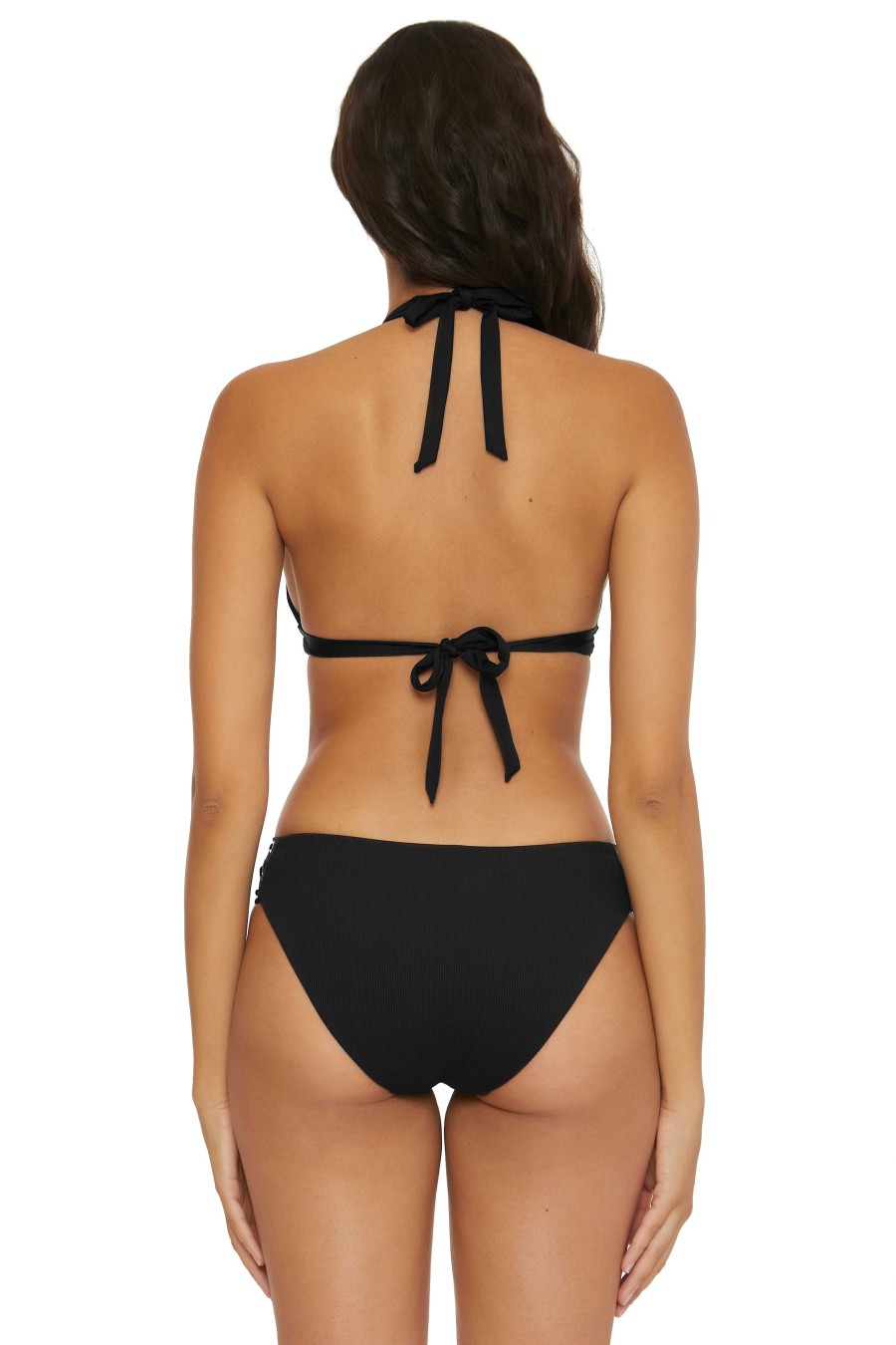 Swim Collections ROBERTO COLLINA | Modern Edge Halter Black