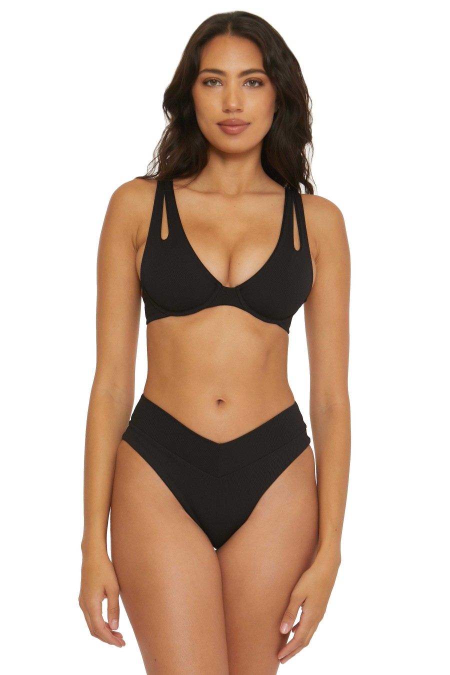 Swim Collections ROBERTO COLLINA | Modern Edge Underwire Black