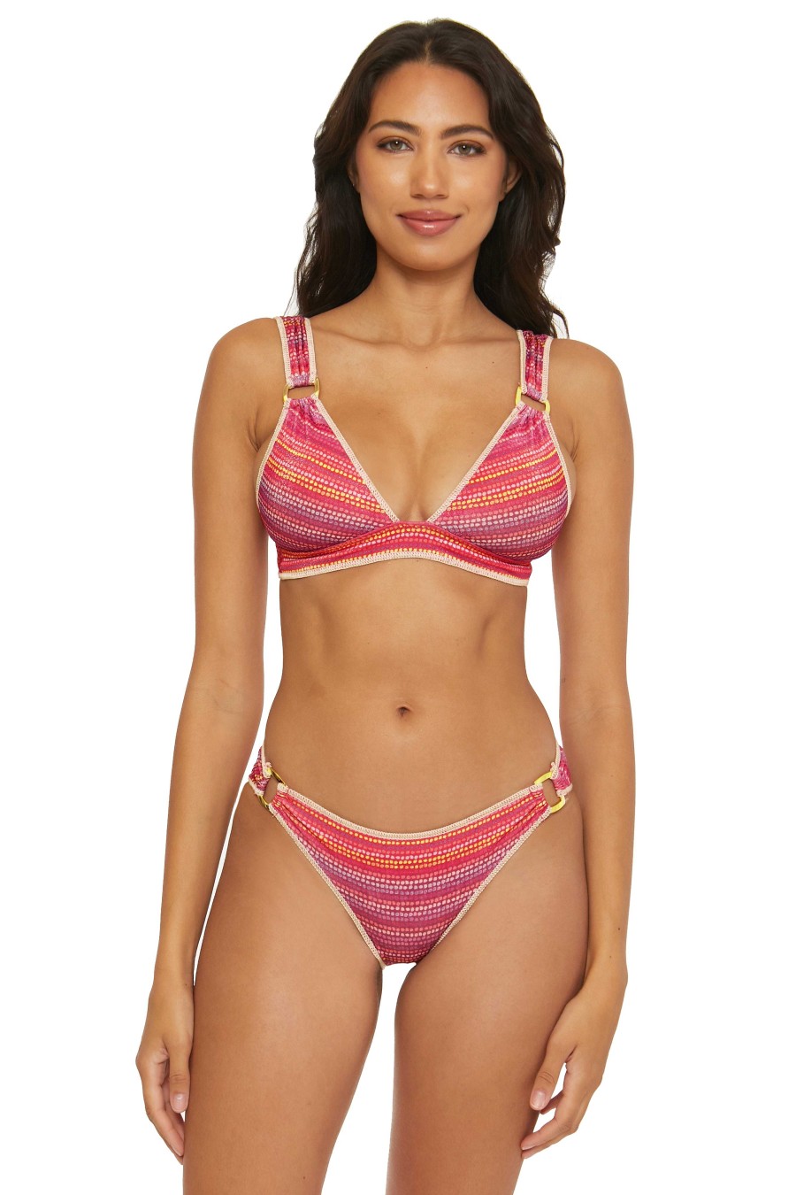 Swim Collections ROBERTO COLLINA | Rainbow Sunset Halter Multi