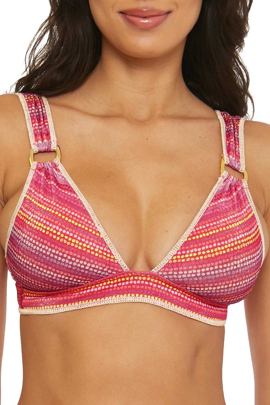 Swim Collections ROBERTO COLLINA | Rainbow Sunset Halter Multi