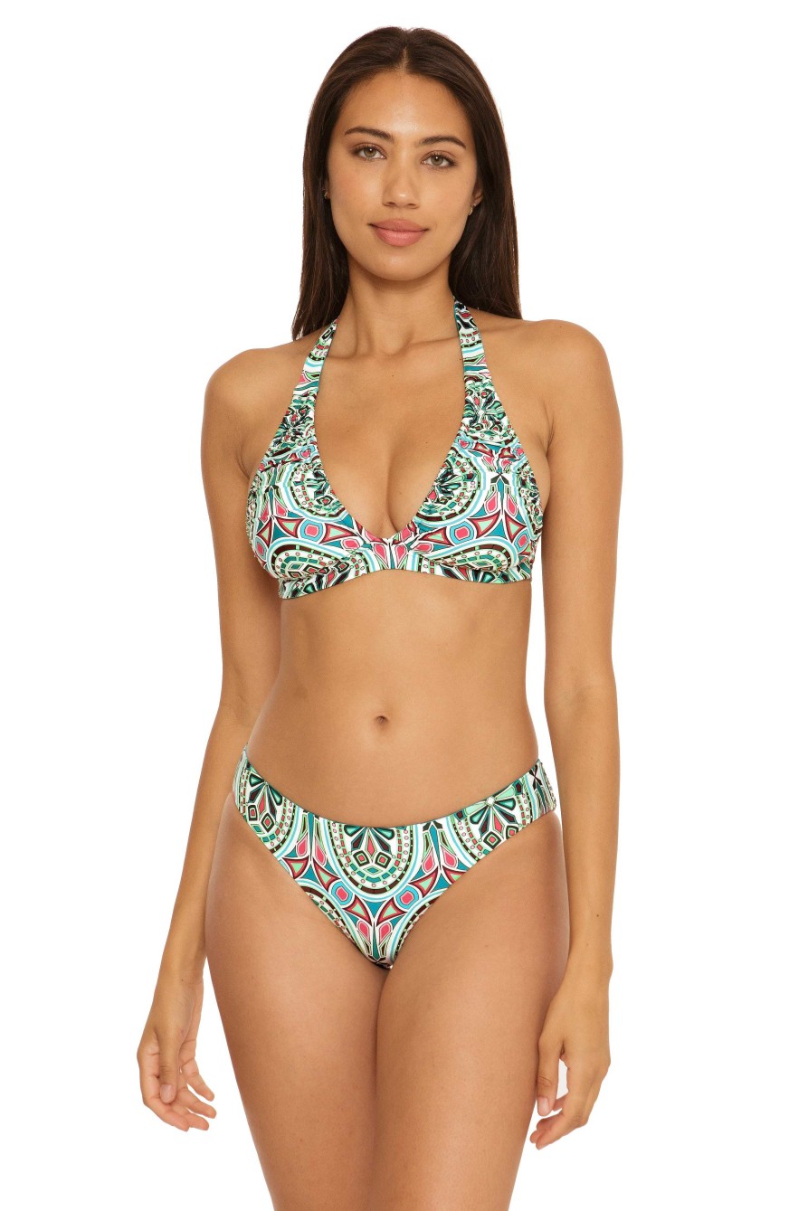 Swim Collections ROBERTO COLLINA | Mosaic Halter Top Multi